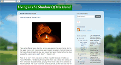 Desktop Screenshot of livingintheshadowofhishand.com